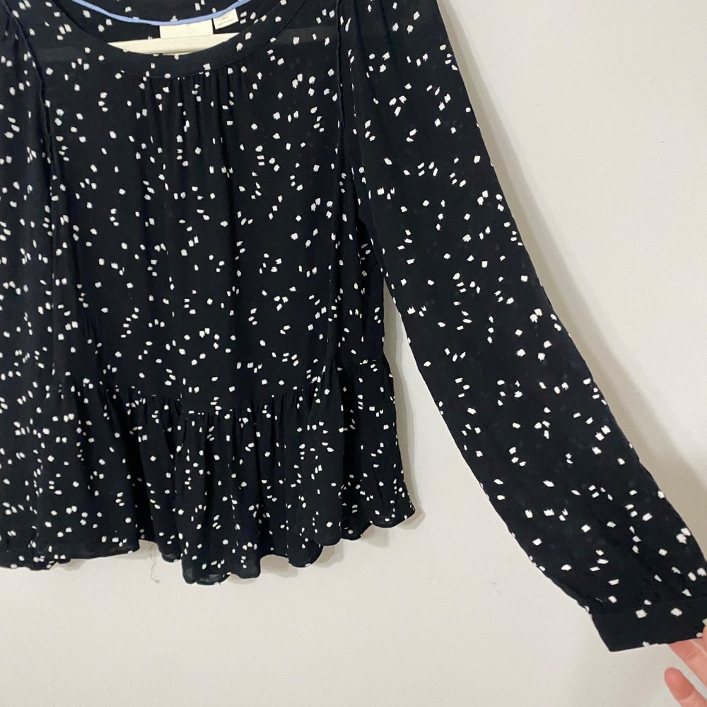 Anthropologie Maeve Cheyenne Peplum Blouse - Picture 3 of 6
